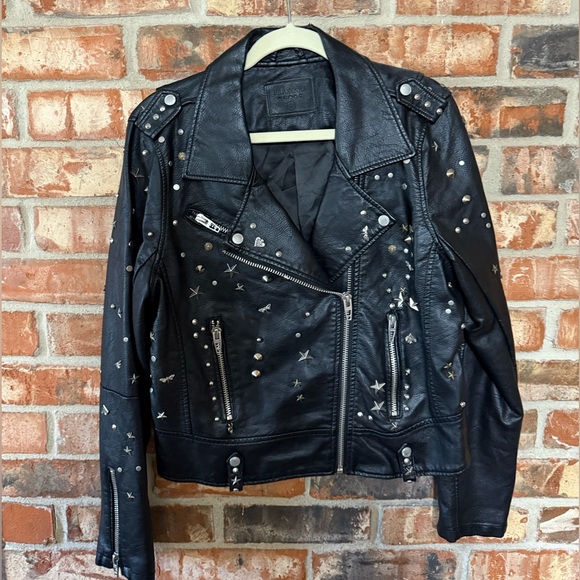 Blank NYC Westside Moto Jacket with Star Embellishments - Picture 3 of 12